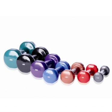 Lifemaxx Vinyl Dumbbellset Blauw 2 kg LMX 1150 